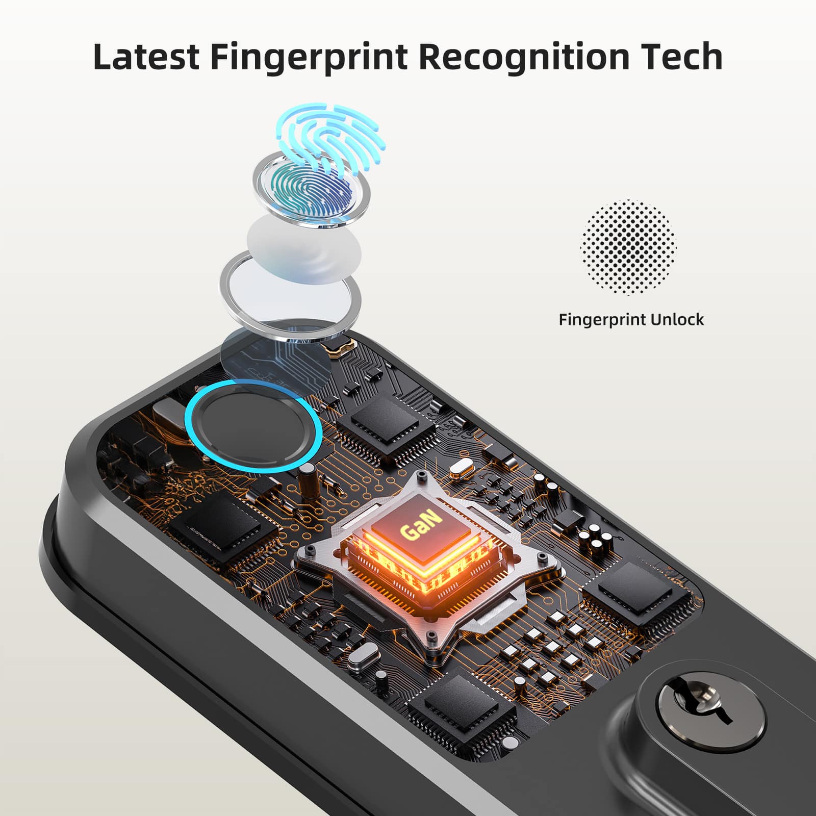 Nutomo front door locks - latest fingerprint recognition tech